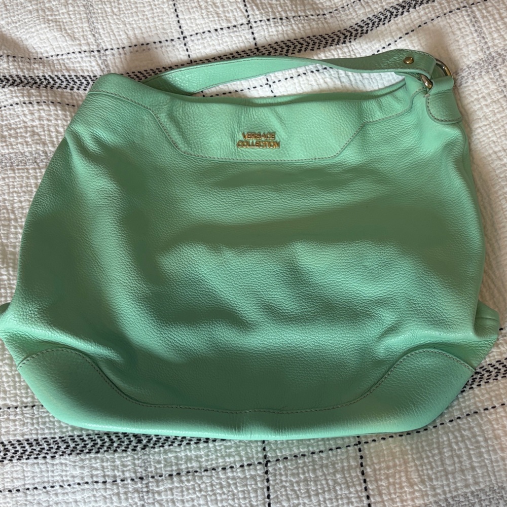 Versace Collection Mint Green Shoulder Bag